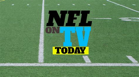 nfl football on tv today guide